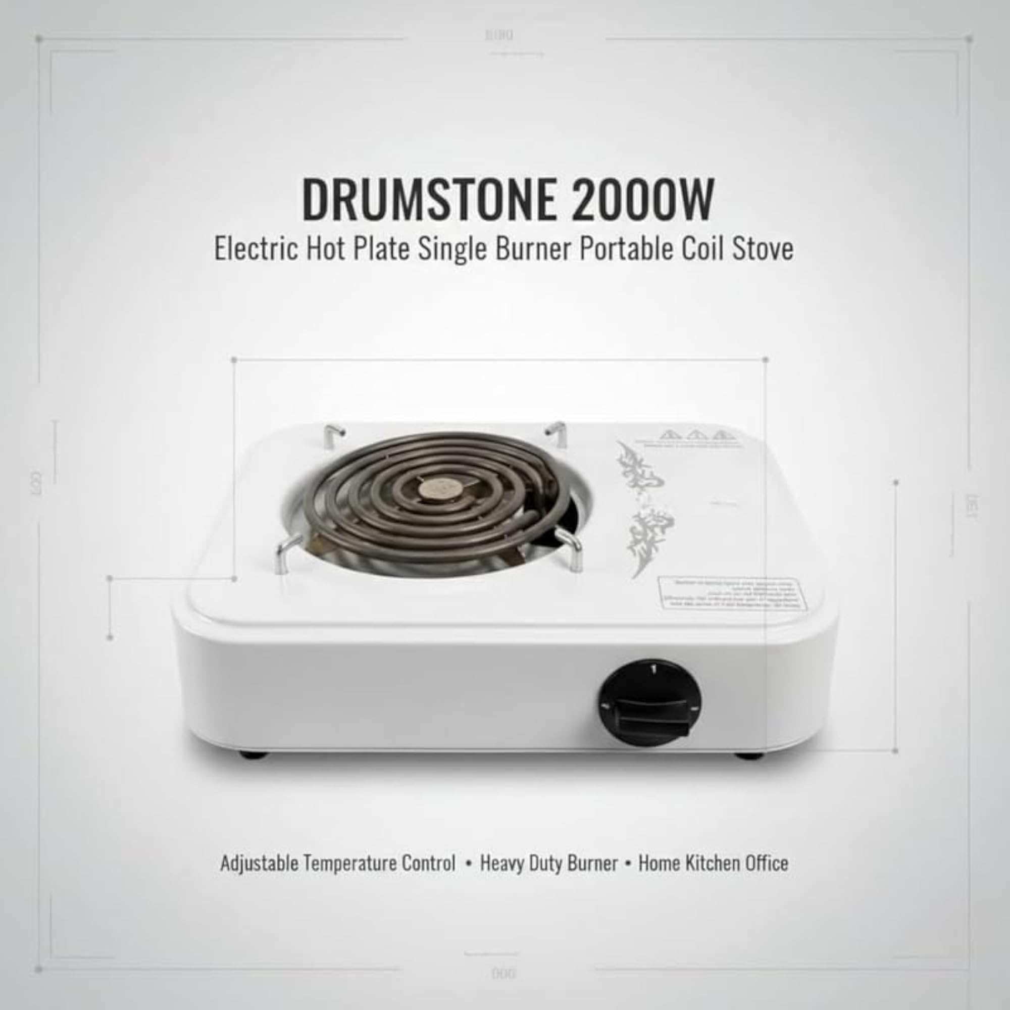 Portable Electric Hot Plate 2000W Single Burner