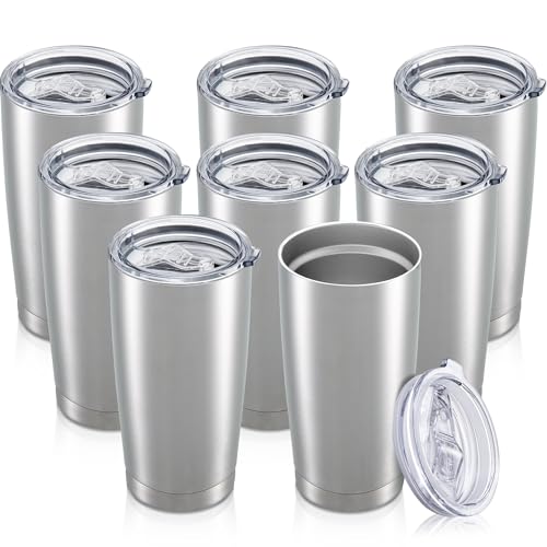 20 oz Tumbler with Lid Stainless Steel Insulated Tumblers Bulk Cups Mug by Orebigo - Used condition - US$46.08