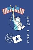  Notizbuch - New York: Journal für Notizen, Pläne, Träume und Ziele, ca. A5