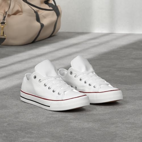 Image of ZGR Women's Canvas Low Top Sneaker Lace-up Classic Casual Shoes for Women