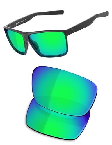 OSharp Replacement Lenses for Costa Del Mar Rincon 06S9018 Sunglasses - HD Polarized Mirrored UV Protection & Perfectly Fit - Jade Green Mirrored