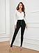 Hybrid & Company Women’s Classic Denim Mid Rise Skinny Jeans Super Stretch Pants P43256SKX BlackTwill 16