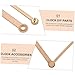 NUOBESTY 1set Wooden Clock Hand Repair Tool Clock Movement Parts Easy to Install Wooden Pointer Accessories for