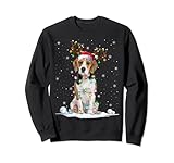 Photo Gallery beagle dog lover luci di natale vacanze santa beagle natale felpa Photo Gallery beagle dog lover luci di natale vacanze santa beagle natale felpa