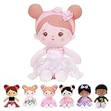 Starpony 38 cm Weiche Stoffpuppen für Kleinkinder, Mädchen, Plüsch Babypuppen Schlafend, Kuschelpuppe, Spielzeug für Kinder, Weißer Stern