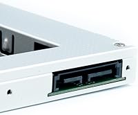 Vista 4 de Laptop 2nd HDD SSD DVD Bay Caddy Adapter for 2.5''/9.5mm Universal CD/DVD-ROM SATA to SATA Hard Drive External Enclosure