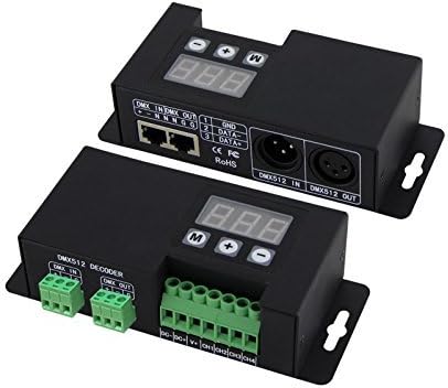 Constant Voltage PWM Controller 3CH DMX512 Decoder DMX512 RGB Power Decoder