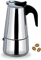 Cafeteira Italiana Expresso 300ml Em Inox Para 6 Xícaras
