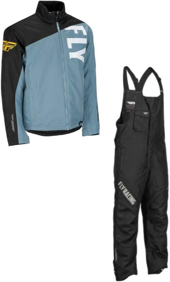 Fly Racing Aurora Winter Snow Jacket/Bib Combo Set for Winter Sports