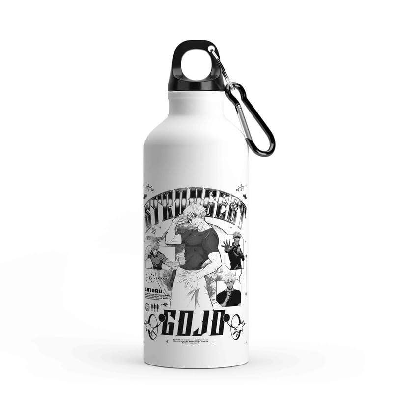 Image of Bigbro Anime Print Aluminum Sipper Water Bottle 750ML | Leak-Proof, Lightweight, Durable | Sports, School, Gym, Home, Office, Travel For Boys /Girls Gift Brother, Sister, Friends, Adults-D14