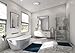 Hunter 81030 Halcyon Bathroom Exhaust Fan and Light in Contemporary Cast Chrome