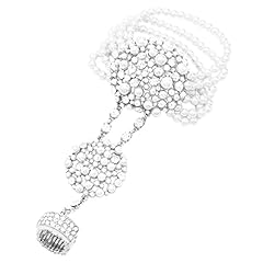 White Pearl Silver Tone