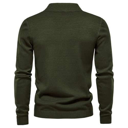 Xiaojmake Men's Mock Turtleneck Sweater Fall Winter Warm Long Sleeve Theraml Undershirts Wool Blend Ribbed Pullover Sweaters3