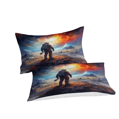 Sets linge de lit imprimé univers IOFEER microfibre 200x200