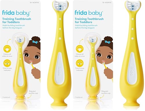 Image of Frida Baby Training Toothbrush for Toddlers (Pack of 2)