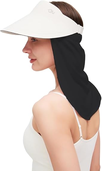UPF50+ Sun Protection Cooling Neck Drape Headwear Wrap Adjustable Multifunctional Hat Shade Drape Neck Covering For Outdoor