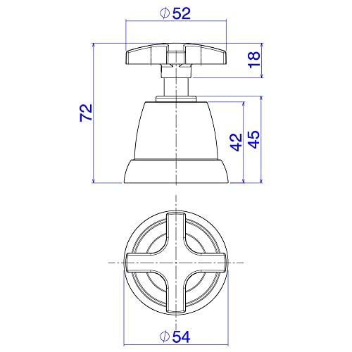 Acabamento para registro de gaveta até 1
