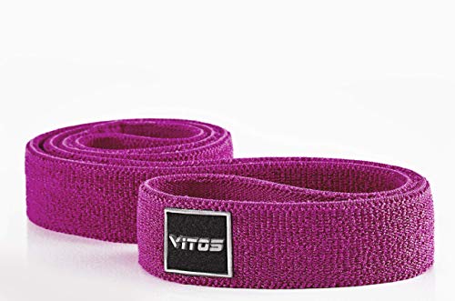 Vitos Fitness V-Power Bandas de poliéster | Prevención de alergias | Ayuda a dominadas a prueba de presión | Resistencia resistente a la movilidad | Entrenamiento perfecto para estiramiento corporal