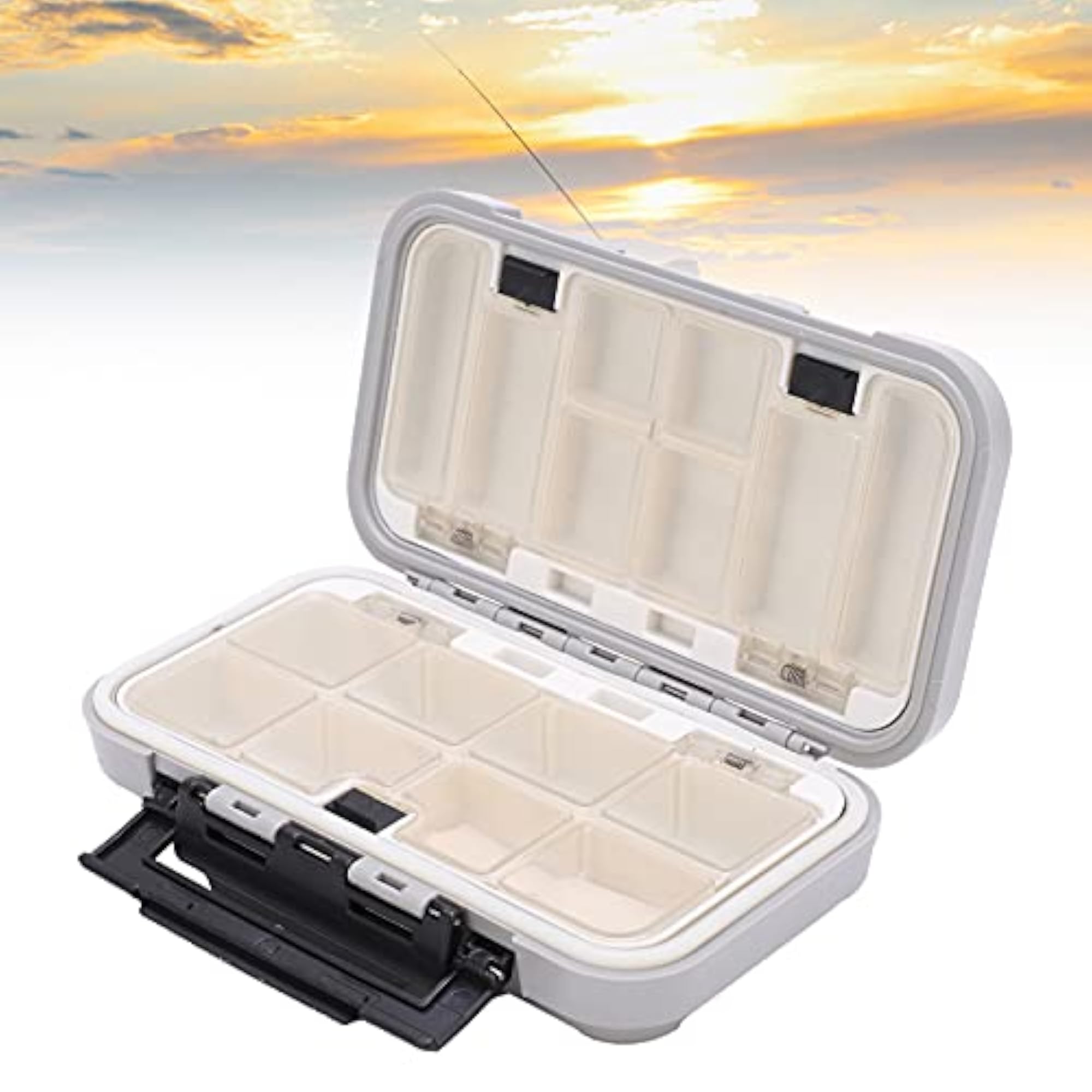 Waterproof Fishing Tackle Box, Easy to Carry
