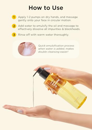 image for Hanskin Pore Cleansing Oil, Oil Cleanser for Face, Makeup Blackhead Se