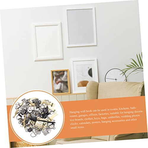 Image of Tofficu 180pcs Picture Frame Hanger Hooks and for Photo Frames Includes Types of Hardware Accessories for Easy Hanging and Decoration
