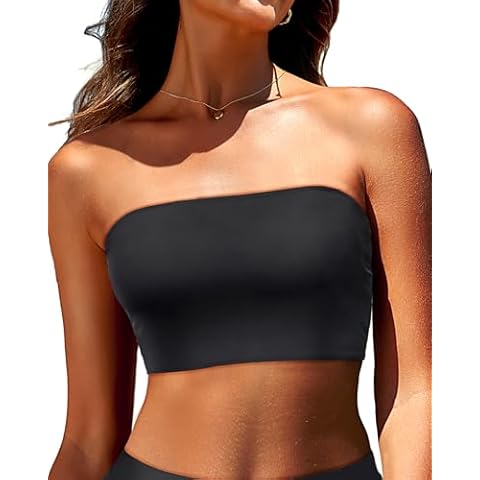 Yonique Bandeau Bikini Top Cover