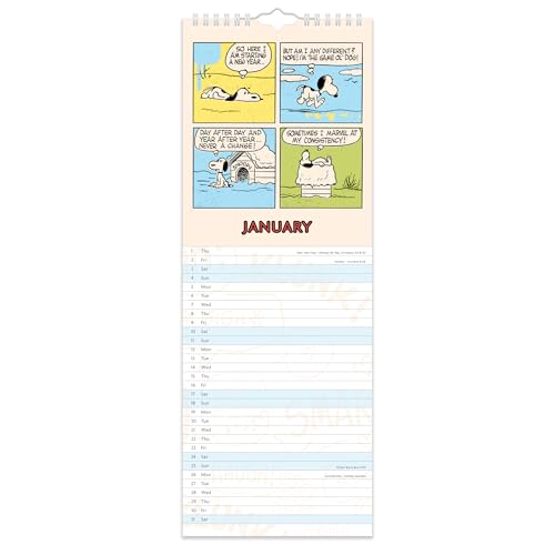 2026 Peanuts Slim Wall Calendar - Image 2