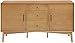 Crosley Furniture Landon Buffet and Large Console, Acorn