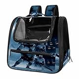 otnrnondcl Rink Ice Hockey Players Cat Carrier Backpack,900D Wear-Resistant Oxford Fabric, Dog Carrier Cat Backpacks Suitable for Travel