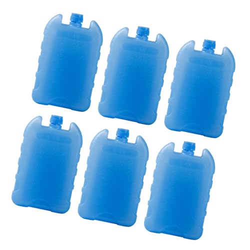 6X Ice Boxes Cooling Ice Packs Lightweight Sturdy Reusable Freezer Blocks