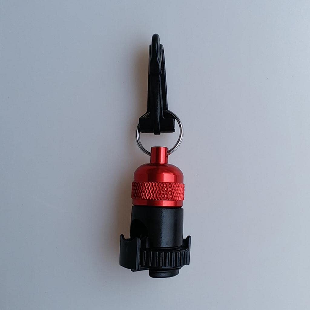Milageto Regulator Schlauchhalter Clip Zweite Stufe Halter Halterung Sicherung für BCD Aluminium für Tauchfreunde Schnorchelfans