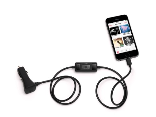Griffin iTrip Auto Transmetteur FM et Chargeur Voiture Allume-Cigare 12 V pour Appareils Lightning - Noir