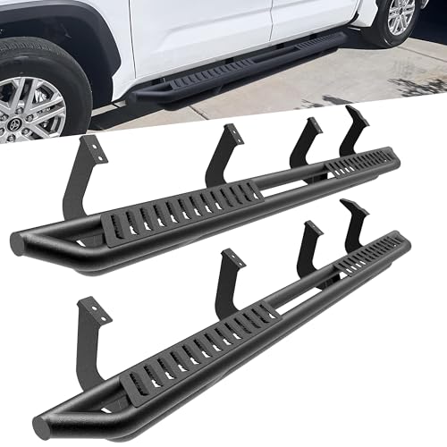 Estribos para Toyota Tundra CrewMax 2022-2026 acero negro miniatura 1