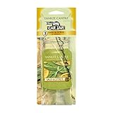 Yankee Candle Paper Car Jar Hanging Air Freshener Sage & Citrus Scent (Pack of 3)