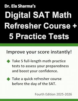 Digital SAT Math 5 Practice Tests + Refresher Course