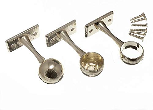 Tube de penderie avec support central et barres de garde-robe 19mm