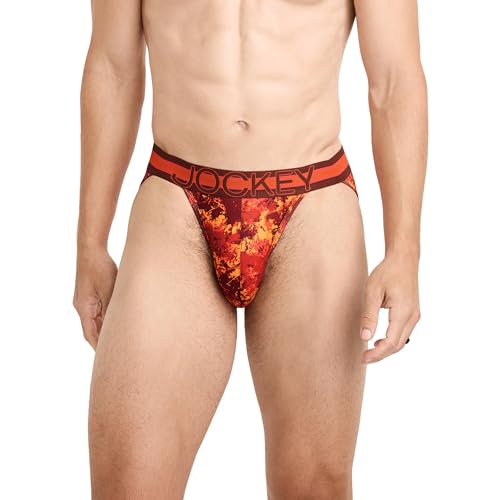 Jockey Sport Men's Underwear Sport Stability Pouch Microfiber String Bikini