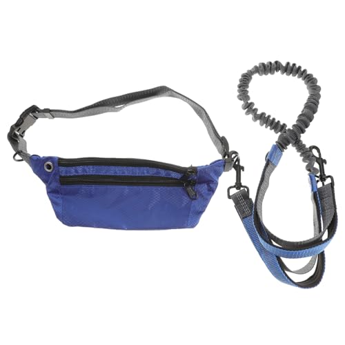 POPETPOP 1 Set Hands Dog Walking Leash with Waist Bag Reflective Puppy Running Leash for Outdoor Activities for Jogging Hiking and Daily Walks