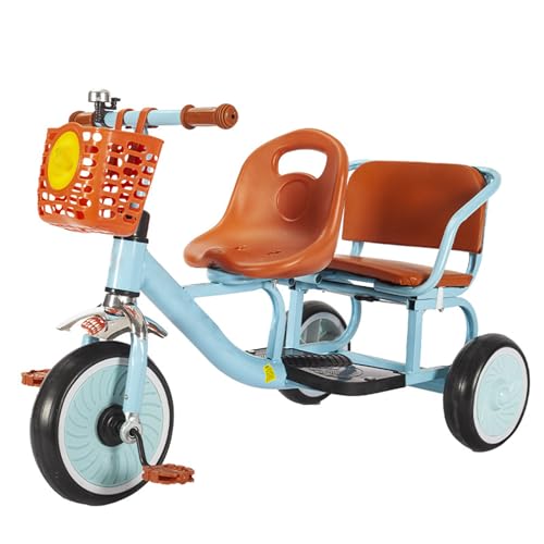 JIYIAN Double Seat Kids Tricycle