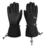 MULTI PROPÓSITOS: Los guantes térmicos son resistentes al viento y cálidos. Flexible de usar y conveniente para el invierno, esquí, snowboard, palear hielo o nieve y otras actividades al aire libre. Ideal para hombres y mujeres.