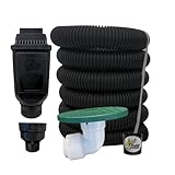 NO TOOLS NEEDED - Our goal at French Drain Man is to make your underground downspout project as easy as possible. That means you won’t need to dig out any tools. All you need is a shovel to dig your trench. EASIEST KIT FOR DIY-ERS - 3 in. pipe is the...