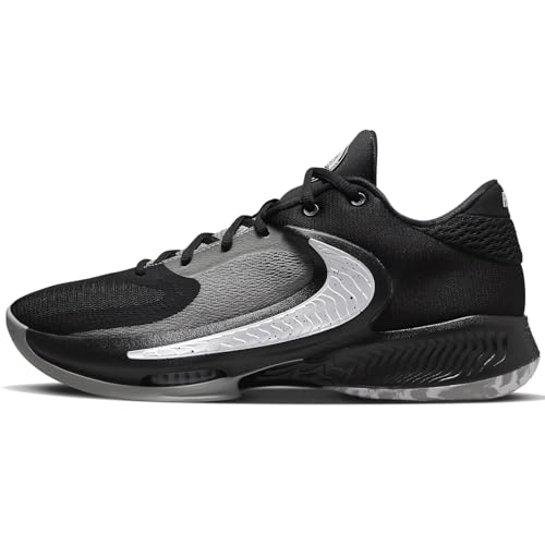Image of Nike Men's Zoom Freak 4 shoe, Black /White-light Smoke Grey, 9.5