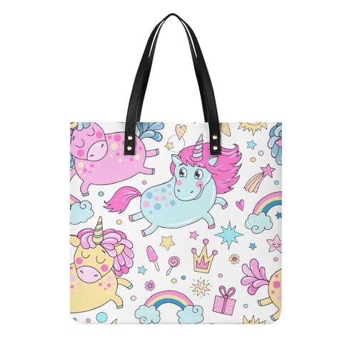 Sac shopper licorne pour femme, grand format de voyage pour tout ranger sans effort