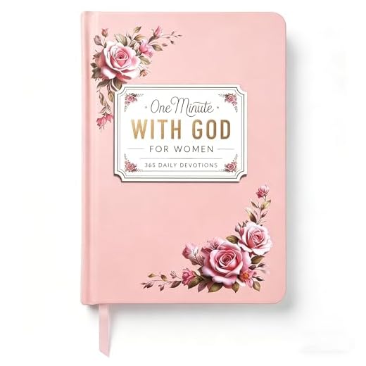 One Minute With God for Women: 2026 Women's Daily Devotional & Prayer Journal - Christian Devotional Book with Bible Verses & Daily Reflections, Faith-Based Guided Journal for Women, Inspirational Gift for Christian Women