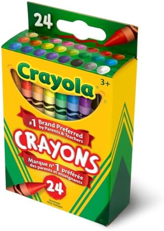 Crayola Crayons for Kids (2 Boxes), 24 Colours, Classroom Must Haves, Teacher School Supplies Essentials, Bulk Crayons for Toddlers - 2