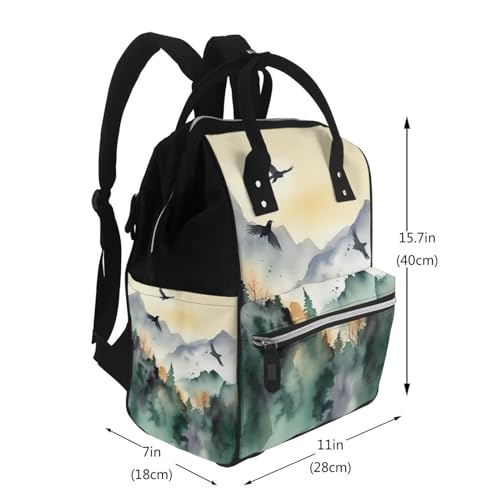Sac à dos à langer grand sac d'allaitement étanche pour maman active - 2