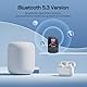 WOLFANG 64 GB MP3-Player mit Bluetooth 5.3, Sportclip, Mini-Größe, Gewicht 28,3 g, HiFi-Lautsprecher, FM-Radio, Diktiergerät, Kopfhörer im Lieferumfang enthalten