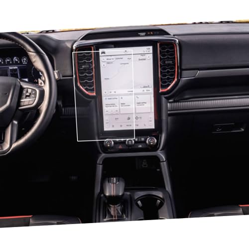 Film de protection verre trempé écran navigation GPS voiture Ford Ranger Raptor Wildtrak 22 23