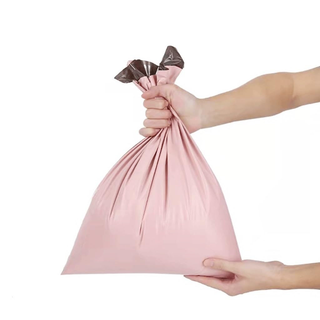 Plastikowe Samoprzylepne Torby Kurierskie | Różowe, samoprzylepne plastikowe torby kurierskie o wielu rozmiarach do wysyłki(40X55 cm 50pcs)