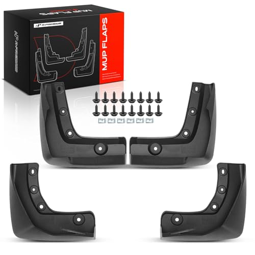 Image of A-Premium Mud Flaps for Honda Pilot 2023 2024 2025 Sport Utility, No Drilling Required Mud Guards with Hardware Accessories, Set of 4 Front and Rear